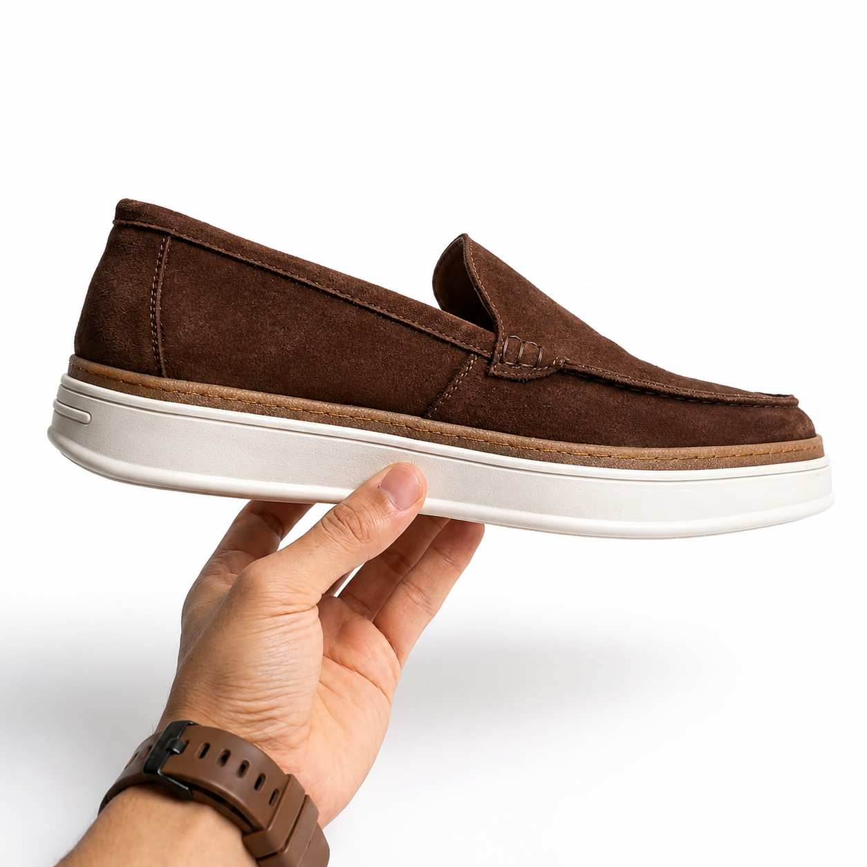 Suede Loafers