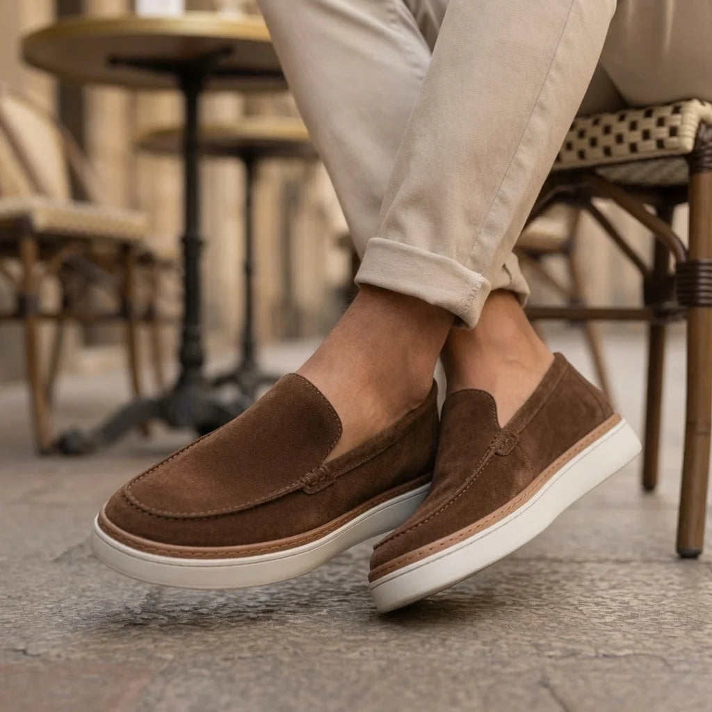 Suede Loafers