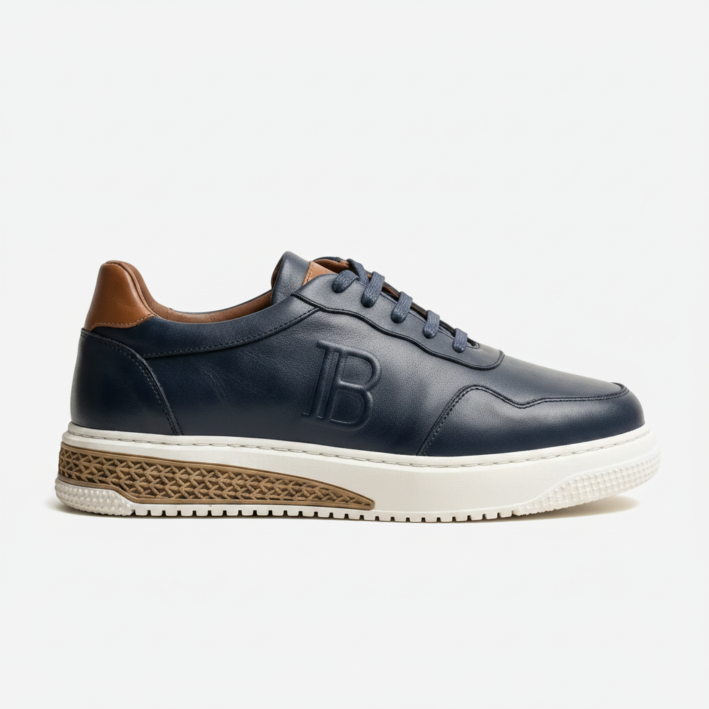 Premium Leather Dress Sneakers