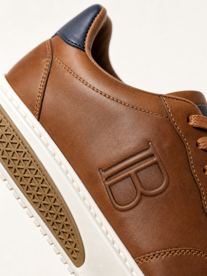 Premium Leather Dress Sneakers