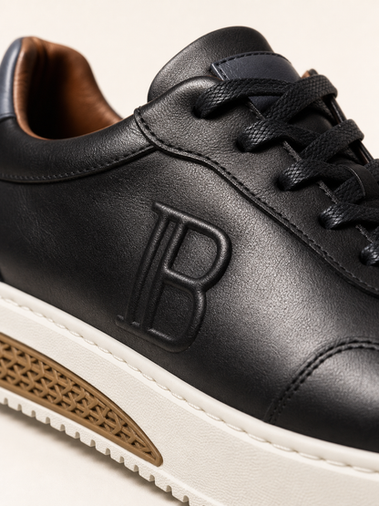 Premium Leather Dress Sneakers
